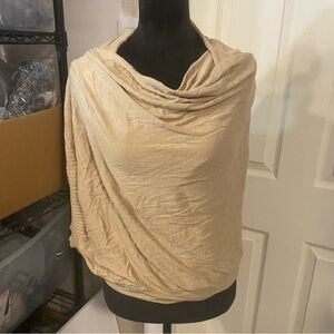 IMÁN Scarf Wrap Cotton Jersey Shirt Fabric OS Women’s Shawl
